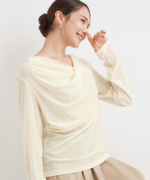 【キューティーブロンド】ニットカットソー キューティーブロンド Cutie Blonde 切り替えリメイク風