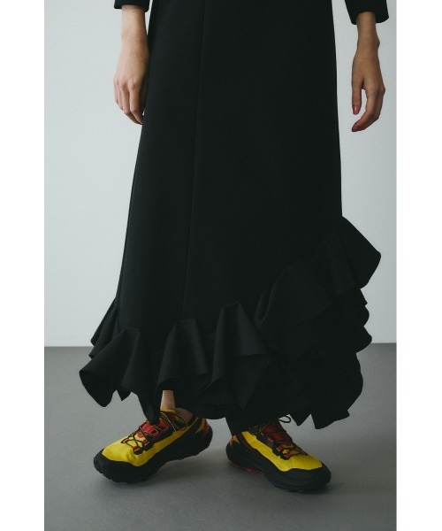 HeRIN.CYE(ヘリンドットサイ)の「CLO Volume hem dress CLOボリュームヘムドレス(ワンピース・レディース・ブラック・36/38)」の9枚目の写真