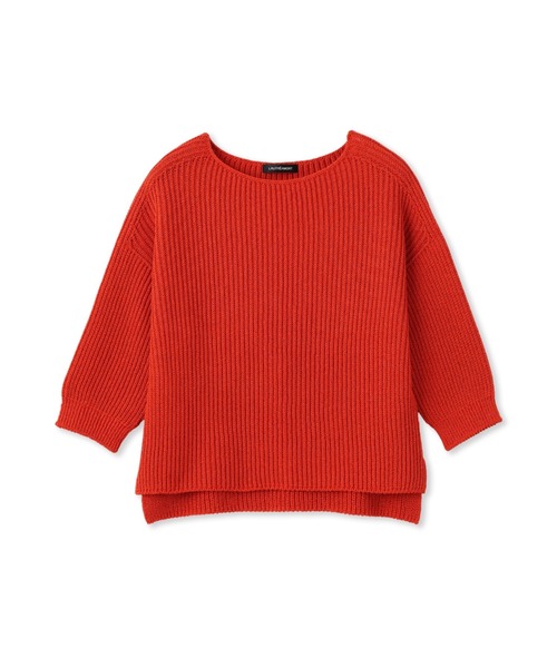 LAUTREAMONT(ロートレアモン)の「ラメミックスニットプルオーバー≪手洗い可能≫(ニット/セーター・レディース・ベージュ/レッド・9号)」の3枚目の写真