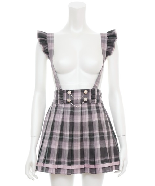 Secret Honey（シークレットハニー）の「後ろリボンプリーツスカパン（スカート・レディース・レッド/ピンク・MEDIUM）」の10枚目の写真