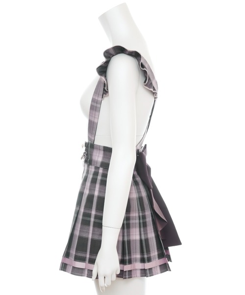 Secret Honey（シークレットハニー）の「後ろリボンプリーツスカパン（スカート・レディース・レッド/ピンク・MEDIUM）」の12枚目の写真