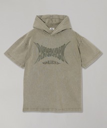 AVAVAV（アヴァヴァヴ）の「Printed Hooded T-Shirt Brown S25N0165（Tシャツ/カットソー）」