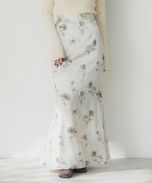 Elishe（エリシェ）の「サテンロングスカート（スカート）」