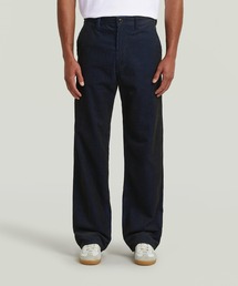 MODSON STRAIGHT CHINO JEANS/ワイドストレートチノスタイルコーデュロイパンツ/セットアップ可能