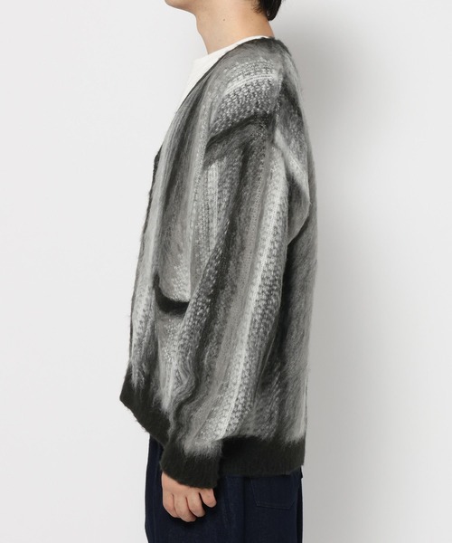 LAKOLE（ラコレ）の「柄シャギーカーディガン / 598620（カーディガン/ボレロ・メンズ・チャコール/ブラウン/グリーン/ブラック・LARGE/MEDIUM）」の10枚目の写真