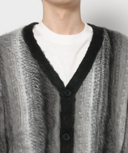 LAKOLE（ラコレ）の「柄シャギーカーディガン / 598620（カーディガン/ボレロ・メンズ・チャコール/ブラウン/グリーン/ブラック・LARGE/MEDIUM）」の12枚目の写真