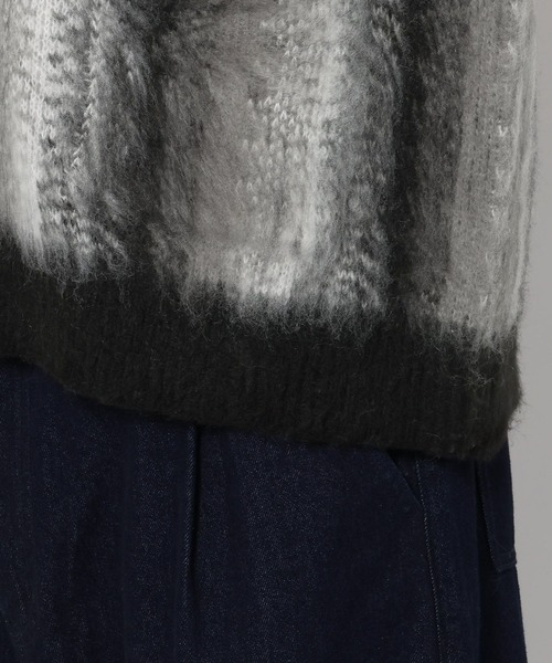 LAKOLE（ラコレ）の「柄シャギーカーディガン / 598620（カーディガン/ボレロ・メンズ・チャコール/ブラウン/グリーン/ブラック・LARGE/MEDIUM）」の14枚目の写真