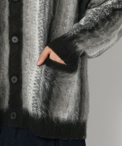 LAKOLE（ラコレ）の「柄シャギーカーディガン / 598620（カーディガン/ボレロ・メンズ・チャコール/ブラウン/グリーン/ブラック・LARGE/MEDIUM）」の15枚目の写真