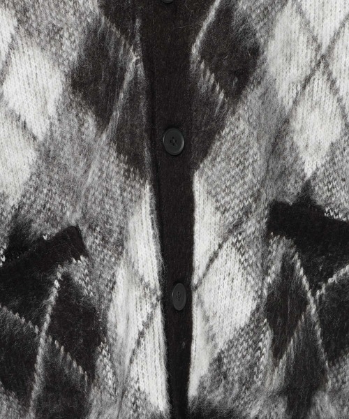 LAKOLE（ラコレ）の「柄シャギーカーディガン / 598620（カーディガン/ボレロ・メンズ・チャコール/ブラウン/グリーン/ブラック・LARGE/MEDIUM）」の18枚目の写真