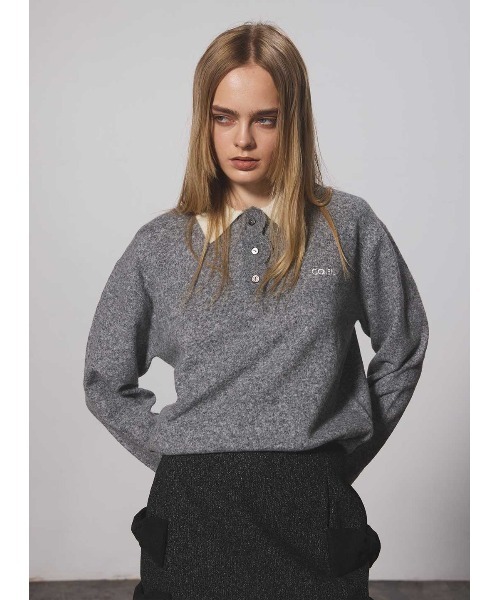 コエル（COEL）/スカラップポロニット セール】スカラップポロニット（ポロシャツ）｜COEL（コエル）の