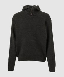 LEMAIRE ルメール　ぺプラムセーター　ニット　リブクルーネックプルオーバー LEMAIRE(ルメール) クルーネックニットCM7651CL3M CM7651CL3M ブルー