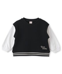 petit main（プティマイン）の「ベストレイヤード長袖Tシャツ（Tシャツ/カットソー・キッズ）」