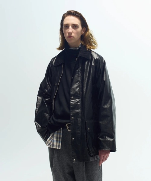URU TOKYO(ウルトーキョー)の「【URU TOKYO】REGULAR COLLAR L/S CHECK SHIRTS(シャツ/ブラウス・メンズ・カーキ/サックスブルー・1/2)」の4枚目の写真