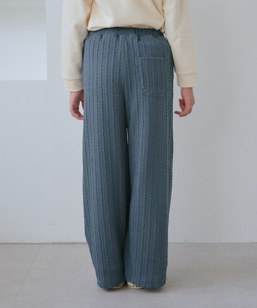 ROPE' PICNIC(ロペピクニック)の「【KIDS/キッズ】裏ベロアケーブルフレアパンツ(その他パンツ・キッズ・ブラック/サックスブルー・120/130/140/150)」の15枚目の写真