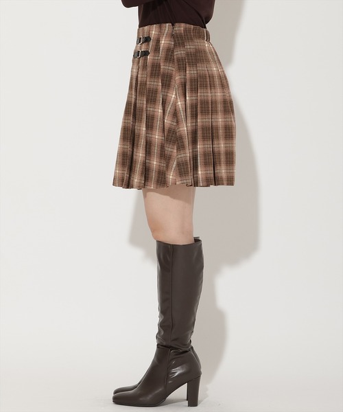 AND COUTURE(アンドクチュール)の「チェックミニスカート(スカート・レディース・グレー系その他/ブラウン系その他/ブラック系その他・MEDIUM/SMALL)」の15枚目の写真