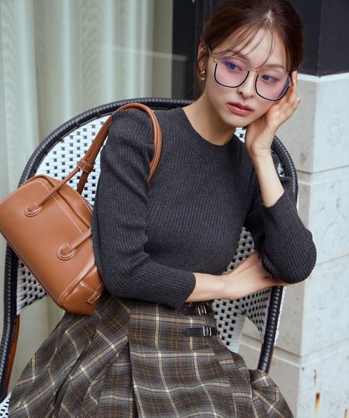 AND COUTURE(アンドクチュール)の「チェックミニスカート(スカート・レディース・グレー系その他/ブラウン系その他/ブラック系その他・MEDIUM/SMALL)」の12枚目の写真