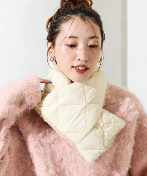 限定展開 TAION/タイオン CITY REVERSIBLE DOWN SCARF/シティ