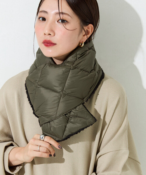 限定展開 TAION/タイオン CITY REVERSIBLE DOWN SCARF/シティ