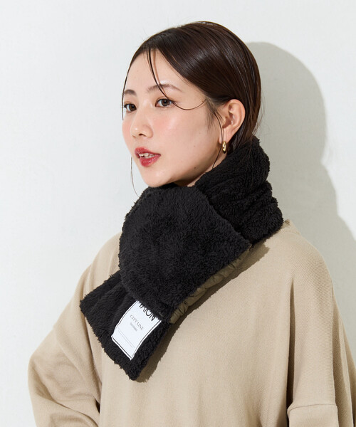 限定展開 TAION/タイオン CITY REVERSIBLE DOWN SCARF/シティ