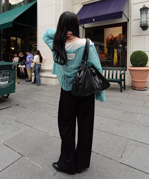 kastane シアーモヘアライクタグニット yamada企画/WEB限定/】シアーモヘアライクタグニット（ニット/セーター