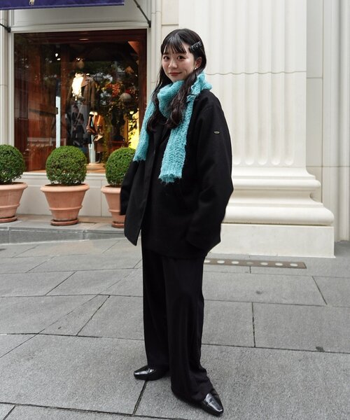 yamada企画/WEB限定/】シアーモヘアライクタグニット（ニット/セーター