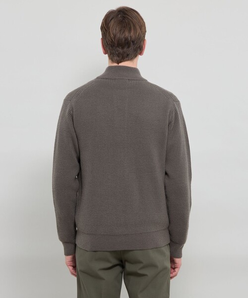 MACKINTOSH LONDON（マッキントッシュ ロンドン）の「7G両畔ハイネックカーディガン（カーディガン/ボレロ・メンズ・ブラック/グレー系その他・XL/L/M）」の7枚目の写真