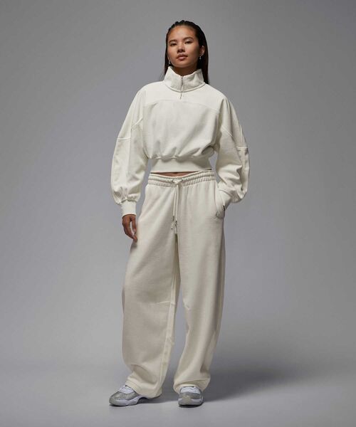 ジョーダン フライト フリース ウィメンズ クォータージップ トップ