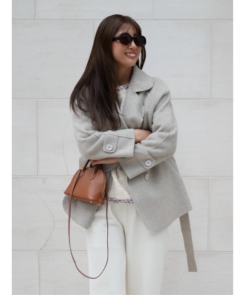 BeBeoD(べベッド)の「アーバンリラックスコート(チェスターコート・レディース・グレー/ブラック/ベージュ・フリー)」の16枚目の写真