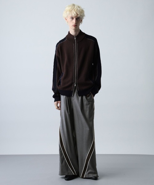 HARE（ハレ）の「3Dラインストライプパンツ(HARE)（その他パンツ・メンズ・グレー/ネイビー・SMALL/MEDIUM）」の19枚目の写真