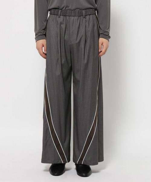 HARE（ハレ）の「3Dラインストライプパンツ(HARE)（その他パンツ・メンズ・グレー/ネイビー・SMALL/MEDIUM）」の8枚目の写真