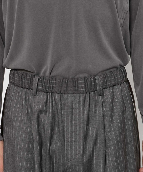 HARE（ハレ）の「3Dラインストライプパンツ(HARE)（その他パンツ・メンズ・グレー/ネイビー・SMALL/MEDIUM）」の11枚目の写真