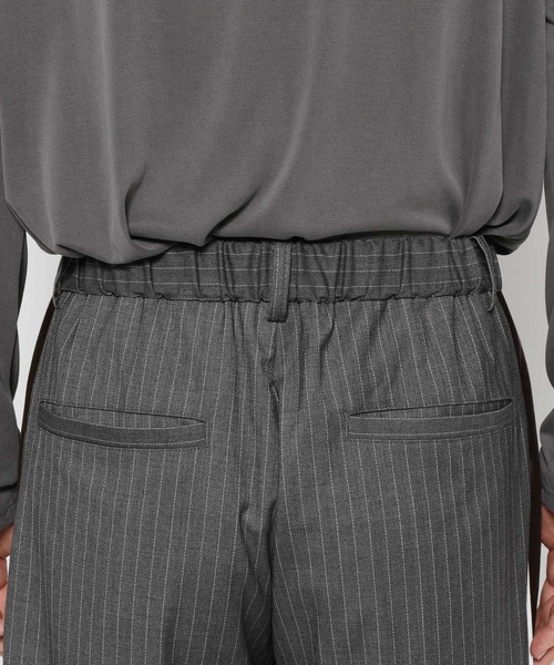 HARE（ハレ）の「3Dラインストライプパンツ(HARE)（その他パンツ・メンズ・グレー/ネイビー・SMALL/MEDIUM）」の14枚目の写真