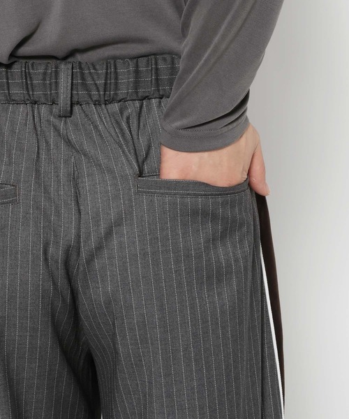 HARE（ハレ）の「3Dラインストライプパンツ(HARE)（その他パンツ・メンズ・グレー/ネイビー・SMALL/MEDIUM）」の15枚目の写真