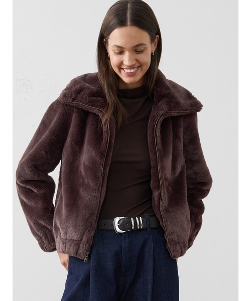 セール】BANANA REPUBLIC FACTORY STORE フェイクファー ショート