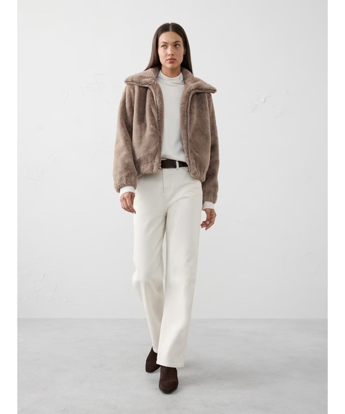 セール】BANANA REPUBLIC FACTORY STORE フェイクファー ショート