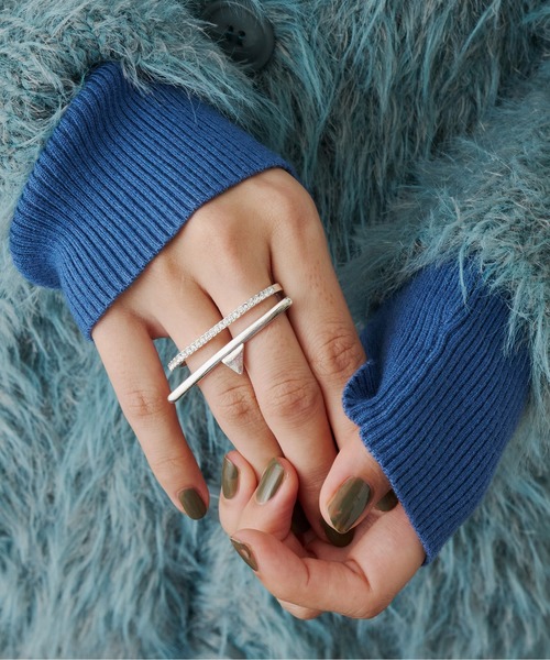 loni(ロニ)の「Bijou Double Ring(リング・レディース・シルバー/ゴールド・FREE)」の12枚目の写真