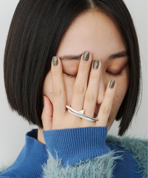 loni(ロニ)の「Bijou Double Ring(リング・レディース・シルバー/ゴールド・FREE)」の15枚目の写真