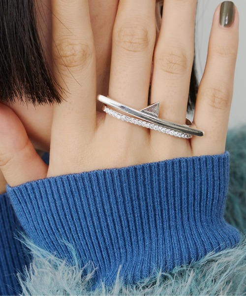 loni(ロニ)の「Bijou Double Ring(リング・レディース・シルバー/ゴールド・FREE)」の16枚目の写真