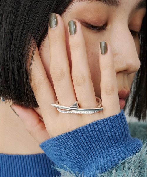 loni(ロニ)の「Bijou Double Ring(リング・レディース・シルバー/ゴールド・FREE)」の17枚目の写真
