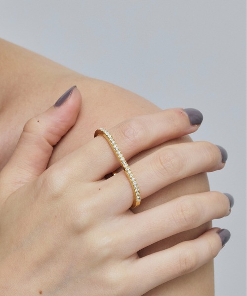 loni(ロニ)の「Bijou Double Ring(リング・レディース・シルバー/ゴールド・FREE)」の3枚目の写真