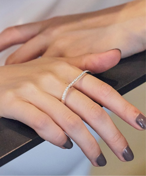 loni(ロニ)の「Bijou Double Ring(リング・レディース・シルバー/ゴールド・FREE)」の7枚目の写真