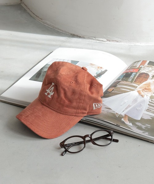 NEW ERA（ニューエラ）の「【NEW ERA（ニューエラ）】/FSUEDE 920CAP（キャップ・レディース・オレンジ系その他6/ベージュ/ネイビー・FREE）」の3枚目の写真
