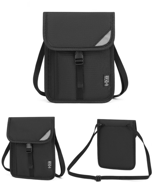 CALIFORNIA OUTFITTERS（カリフォルニア アウトフィッターズ）の「10D24-KR マルチパスポートケース 旅行 携帯用（パスポートケース・メンズ・ブラック/グレー・ONESIZE）」の5枚目の写真