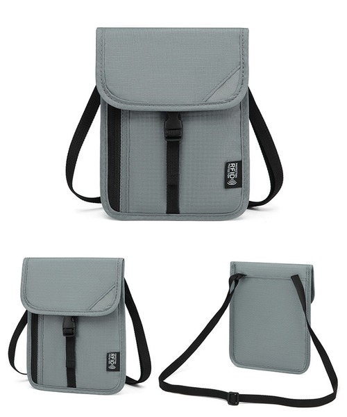 CALIFORNIA OUTFITTERS（カリフォルニア アウトフィッターズ）の「10D24-KR マルチパスポートケース 旅行 携帯用（パスポートケース・メンズ・ブラック/グレー・ONESIZE）」の6枚目の写真