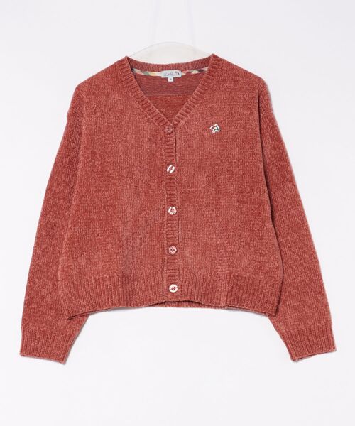 Arnold Palmer（アーノルドパーマー）の「モールニット カーディガン（カーディガン/ボレロ・レディース・テラコッタ/ブラック/ベージュ・S/L/M）」の6枚目の写真