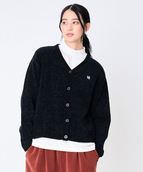 Arnold Palmer（アーノルドパーマー）の「モールニット カーディガン（カーディガン/ボレロ・レディース・テラコッタ/ブラック/ベージュ・S/L/M）」の8枚目の写真