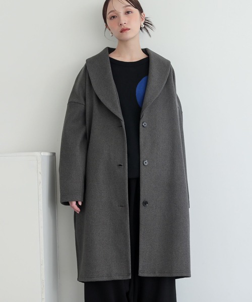 ウールライクショールカラーコート』（チェスターコート）｜n'OrLABEL