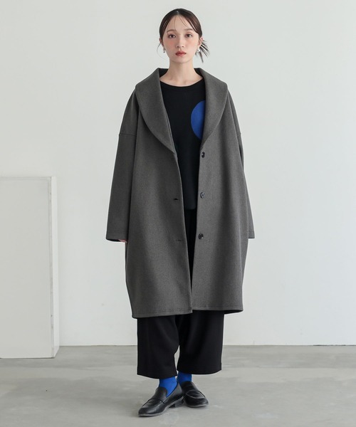 ウールライクショールカラーコート』（チェスターコート）｜n'OrLABEL