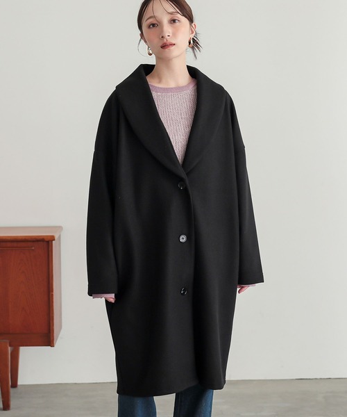 ウールライクショールカラーコート』（チェスターコート）｜n'OrLABEL