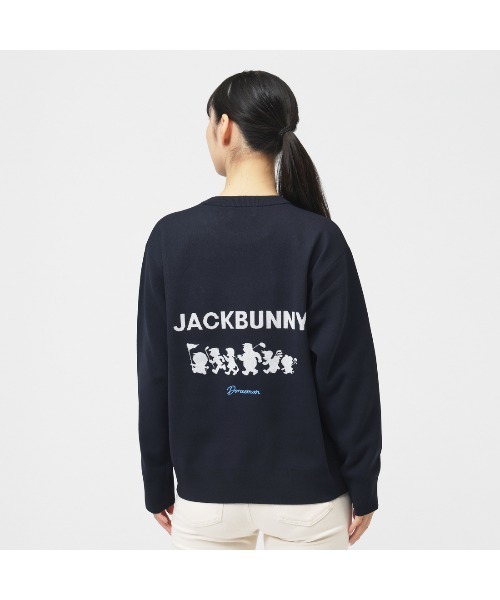 ALPEN / SPORTS DEPO SELECT（アルペンスポーツデポセレクト）の「ジャックバニー  【ドラえもん】ダブルJQ クルーネックニット（ニット/セーター・レディース・ブルー/ネイビー・M/L/S）」の4枚目の写真